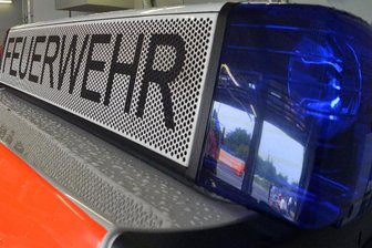 Feuerwehr rückt zum Schloss Rochlitz aus -