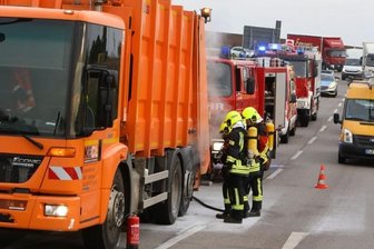 Feuerwehreinsatz auf A4 -