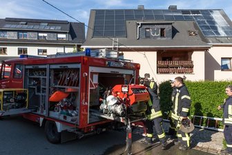 Feuerwehreinsatz wegen brennender Photovoltaikanlage -