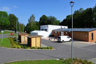Feuerwehrfest: Neues Gerätehaus in Cunnersdorf wird eingeweiht - Das neue Feuerwehrgerätehaus in Cunnersdorf ist schon für das Fest am Samstag vorbereitet.