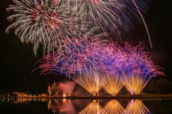 Feuerwerksshow „Pyro Games“ kehrt nach Chemnitz zurück - Ein Feuerwerk bei den Pyro Games.