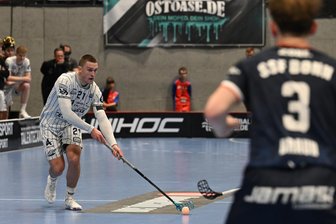 Final Four im Floorball: Die Finalisten stehen fest - Für den Chemnitzer Kapitän Hannes Langenstraß und sein Team ist die Saison nun vorbei.