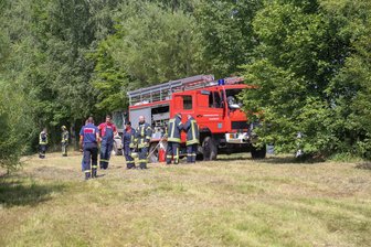 Flächenbrand an der Lehmgrube -