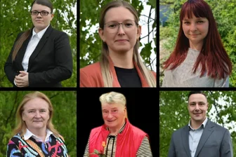 Flöha: CDU-Ortsverband wählt erstmals Frauen-Trio an die Spitze - Der neue Vorstand des CDU-Ortsverbandes Flöha-Augustusburg-Niederwiesa: Stephanie Herrmann, Paula Walthelm, Anna Neubert, Evelyn Jugelt, Gisela Gründler und Thomas Neuber (links oben nach rechts unten).
