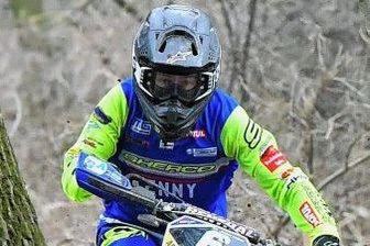 Flöhaer findet die Idealspur - Über Stock und Stein auf Platz 1: Jeremy Sydow zeigte beim DEM-Auftakt in Tucheim allen Konkurrenten das Hinterrad. 