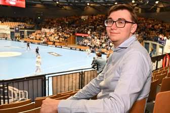 Floorball Final Four: Zwickau etabliert sich als Floorball-Standort in Deutschland - Paul Morgenroth vom UV Zwigge 04 ist der Kopf hinter der Großveranstaltung in der Zwickauer Sparkassen-Arena am vergangenen Wochenende.