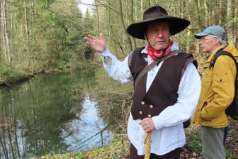 Floßknecht Ole führt Interessierte durch den Werdauer Wald - Udo Pagel führt als Floßknecht Ole am 30. März Interessierte durch den Werdauer Wald.