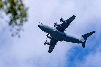 Fluglärm über Zwickau: Tiefflug der Bundeswehr sorgt für Aufregung - Aus dieser Perspektive konnte man am Montag die A 400 M der Bundeswehr über Zwickau und Werdau beobachten.