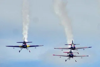 Flugplatzfest in Zwickau wegen Dauerregens verschoben - 