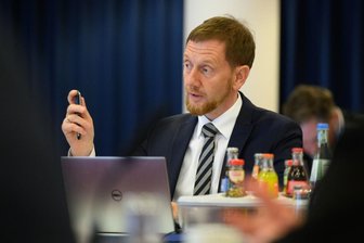 Forderung nach Diplomatie: Chemnitzer IHK stellt sich hinter Ministerpräsident Kretschmer - Sachsens Ministerpräsident Michael Kretschmer (CDU).