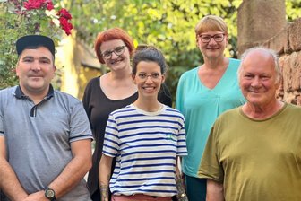 Fraktionsspitze gewählt: Die Linke im Kreistag Mittelsachsen stellt sich neu auf - Die neue Spitze: David Rausch, Ines Stefanowski, Cindy Reimer, Jana Pinka und Dieter Kunadt (v.l.).