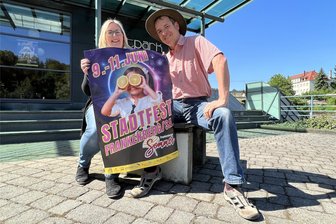 Frankenberg feiert ab 14. Juni das 14. Stadtfest: Doch was kostet das Bier? - Das Team Stadtpark um Jennifer Richter und Jens Richter, hier ein Bild aus dem Vorjahr, richtet die 14. Auflage des Frankenberger Stadtfestes vom 14. bis 16. Juni aus.