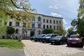 Frankenberg: Schülerzeitung des Gymnasiums zählt zu Sachsens Besten - Das Gymnasium, im Bild zur Messe „#beWhatever“ im April, war mit seiner Schülerzeitung erfolgreich.