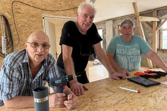 Frankenberg: Wie die Klima-Kleber auf die Modellbahnanlage kommen - Mario Dehs, Wilfried Neumann und Andreas Kahl (v.l.) vom Verein Erlebniswelt Modellbahn Zentrum Frankenberg.
