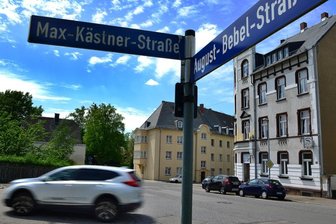 Frankenberg zieht die Finanznotbremse - Der Knotenpunkt von August-Bebel-Straße und Max-Kästner-Straße soll zu einem Kreisverkehr umgebaut werden. Die Verkehrssicherheit an dieser Stelle ist unbefriedigend. 