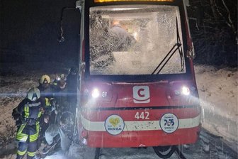 Frankenberg: Zug kollidiert mit Baum, Zugführer wird verletzt - Die Feuerwehr Frankenberg musste am Samstag zur Bahnstrecke Frankenberg - Hainichen ausrücken.