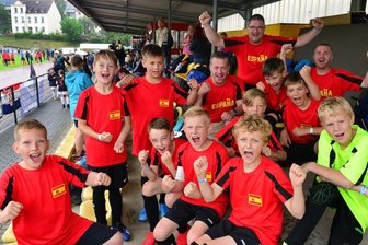 Frankenberger Fußballmärchen - Auch wenn es sportlich nicht für die vorderen Plätze reichte, war die zweite Mannschaft des SV Barkas Frankenberg bei der Mini-WM bei bester Laune und sorgte mit spanischem Temperament für Stimmung. 