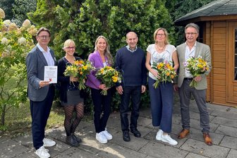 Frankenbergerin ist Vorsitzende des neuen BSW-Kreisverbandes Mittelsachsen - Der Vorstand mit seiner Vorsitzenden Birgit Mohr (3.v.l.).