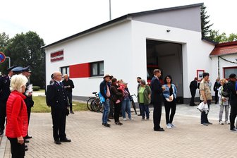 Frankenhausener Retter freuen sich über modernes Feuerwehrhaus - Das um- und neugebaute Gerätehaus Frankenhausen wurde Freitag vorige Woche eingeweiht.