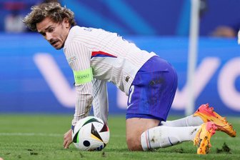 Frankreichs doppelter Unglücksrabe - Hatte gleich zweimal die Führung auf dem Fuß, traf aber den Ball einfach nicht: Antoine Griezmann.