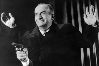 Der französische Schauspieler Louis de Funes als Inspektor Juve in "Fantomas" (1965). Kaum jemand konnte so unterhaltsam Grimassen schneiden wie der vor 100 Jahren geborene Louis de Funes. Die Komödien des unvergessenen Komikers sind Kult. Nein! Doch! Ooooh!