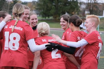Frauen der SG Jößnitz lassen es in der Fußball-Landesklasse krachen - Die Fußballerinnen der SG Jößnitz hatten am Sonntag gleich fünfmal Gelegenheit zum Torjubel.