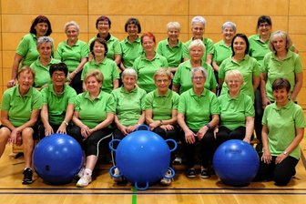 Frauenpower seit 60 Jahren - Gymnastikgruppe der WSG Oberreichenbach.