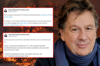 "Frei erfundener Schwachsinn": Jörg Kachelmann geht nach Waldbrand-Interview auf Journalistin los -