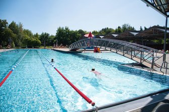 Freibäder des Oberen Vogtlands beenden Saison - Ein Blick in das Freibad Elstergarten in Oelsnitz.