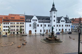 Freiberg am Freitag: Aprilwetter im Juni – mit Video - Am frühen Freitagnachmittag hat es in Freiberg einen raschen Wetterwechsel mit starkem Regen (Foto) und Sonne gegeben.