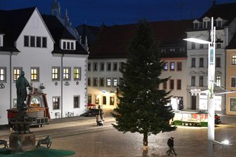 Freiberg: Aufbau des Christmarktes in vollem Gange -