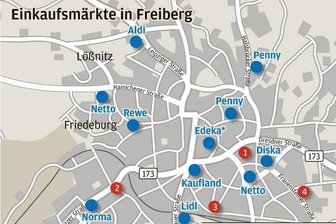 Freiberg bekommt drei neue Supermärkte -