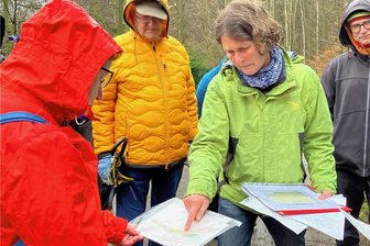 Freiberg: Borkenkäfer hilft dem Wald - Dorothea Hoheisel vom Nabu Freiberg erklärt die Borkenkäfer-Population im Stadtwald Freiberg. 
