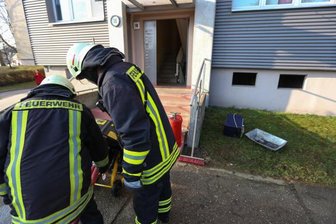 Freiberg: Brand an der Gorki-Straße - 