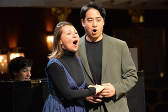 Freiberg/Döbeln: 20 Premieren in der nächsten Spielzeit – „Medea“, „Don Giovanni“, „Dracula“ und „Spieltrieb“ - Ein Duett aus der Mozartoper „Don Giovanni“ sangen Marina Medvedeva und Beomseok Choi bei der Pressekonferenz zur neuen Spielzeit am Mittelsächsischen Theater in Freiberg.