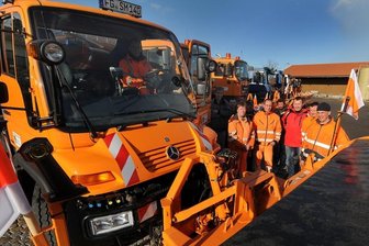Freiberg/Hainichen: Winterdienst ist einsatzbereit - Technik und Personal einsatzbereit, hieß es am Montag auch in der Straßenmeisterei Hainichen anlässlich des diesjährigen Tages der Winterbereitschaft.