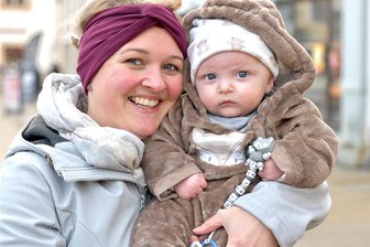 Freiberg: So heißen die im Dezember geborenen Kinder - Mandy Lange aus Marbach, Gemeinde Striegistal, hat ihren sieben Monate alten Sohn Niklas genannt.