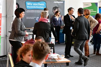 Freiberg: Unternehmen präsentieren sich beim Job- und Karrieretag - Ende Dezember gibt es, wie hier in den vergangenen Jahren, wieder einen Job- und Karrieretag in Freiberg.
