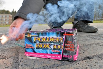 Freiberg: Unternehmen testet Feuerwerkskörper -