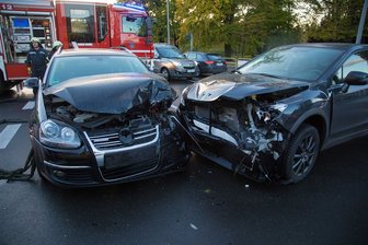 Freiberg: Vier Verletzte nach Frontalcrash -
