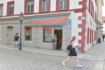 Freiberg: Warum das Damenmodegeschäft „Szenario“ in der Altstadt schließt - Das Geschäft „Szenario“ an der Burgstraße 3 in Freiberg schließt am 31. Juli.