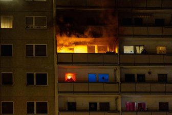 Freiberg: Wie steht die Stadt zu Böllerverbot? - Zwei Balkonbrände ereigneten sich Silvester 2024/25 in Freiberg – auf dem Wasserberg (Foto) und in Friedeburg.