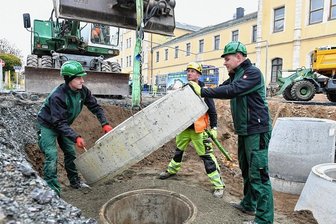 Freiberger Bahnhof: Wie es bei der Sanierung des historischen Gebäudes steht -