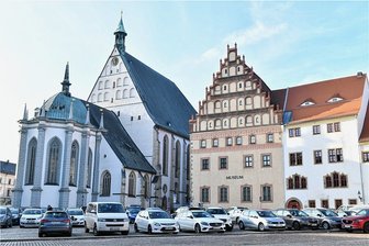 Freiberger Dom: Über 3000 Besucher bei Konzerten im Advent - Über 3000 Besucher kamen allein zu den Adventskonzerten in den Freiberger Dom (im Bild Dom St. Marien mit Stadt- und Bergbaumuseum am Untermarkt).