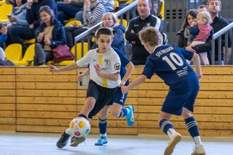 Freiberger Silberstadtpokal startet mit Männerturnier - Die U13 des BSC Freiberg, hier beim letztjährigen Turnier, geht erst im neuen Jahr auf das Parkett.