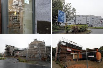 Freiberger Stadtkasse: Sind die fetten Jahre vorbei? - Stehen im Mittelpunkt des Freiberger Haushalts: Die Stadtbibliothek, die Gewerbegebiete, das Bahnhofsgebäude und die Neue Mitte im Stadtteil Zug.