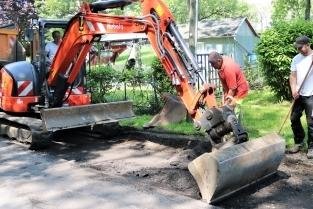 Freiberger Straße jetzt gesperrt - Die Freiberger Straße wird auf einer Länge von 1300 Metern saniert.