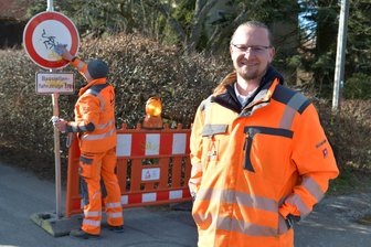 Freiberger Unternehmer über rücksichtslose Autofahrer: „Mich hat in einer Baustelle schon mal einer angefahren“ - Marcus Laufer ist Inhaber von „Verkehrstechnik Laufer“ in Freiberg.