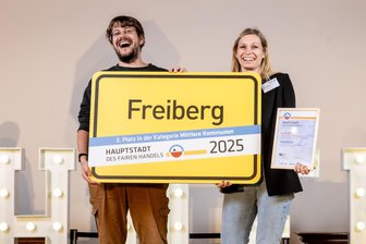 Freibergs Fairtrade-Engagement zahlt sich aus: Erneuter Erfolg und 10.000 Euro Preisgeld - Freiberg wird Dritter beim Wettbewerb um Hauptstadt des fairen Handels.
