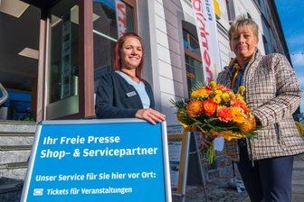 "Freie Presse" bietet Service in neuem Shop in Stollberg -